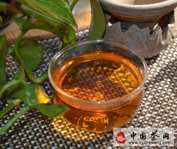 古树红茶茶汤图片