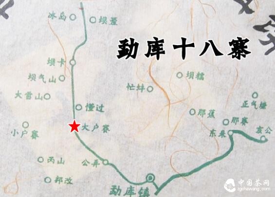 临沧茶区地图