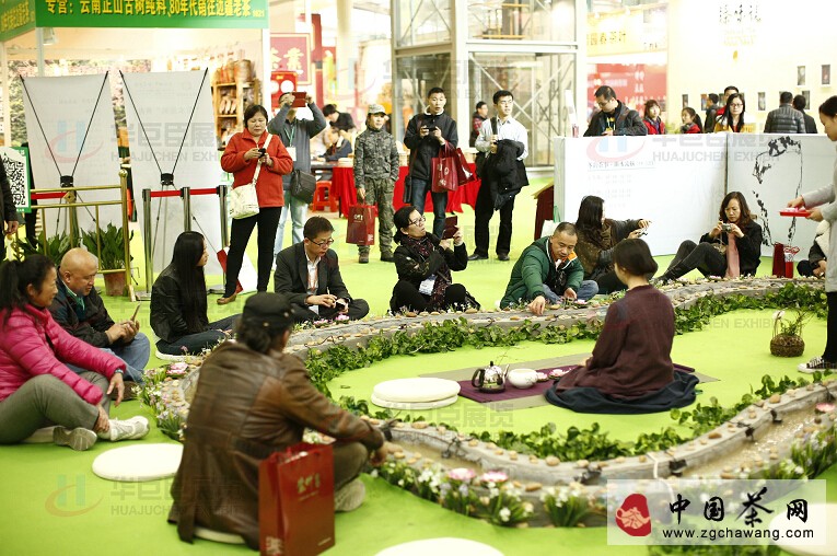 资料图：第7届深圳茶博会“‘曲水流觞’荷花茶会”