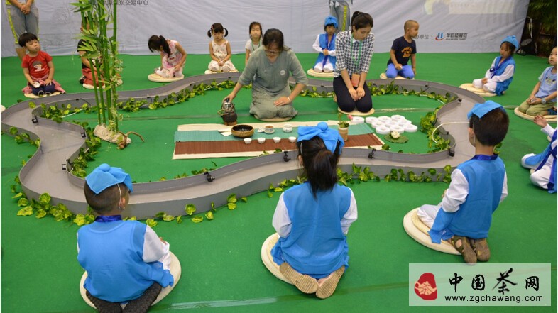 图4:“曲水流觞”盛世骄子品茶体验活动