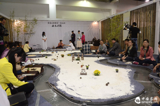 武汉茶博会曲水流觞