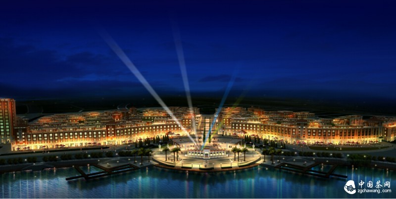 第五届中国茶都安溪国际茶博汇鸟瞰夜景